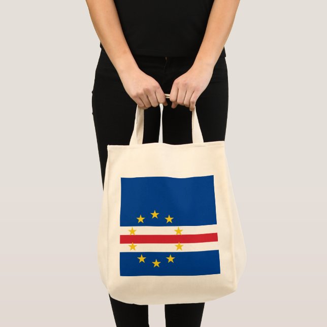 Bolso De Tela Bandera de Cabo Verde (Anverso (producto))