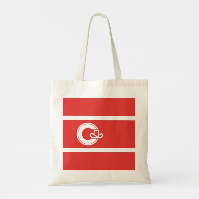 Bolso De Tela Bandera de Calgary, Alberta Tote Bag (Reverso)