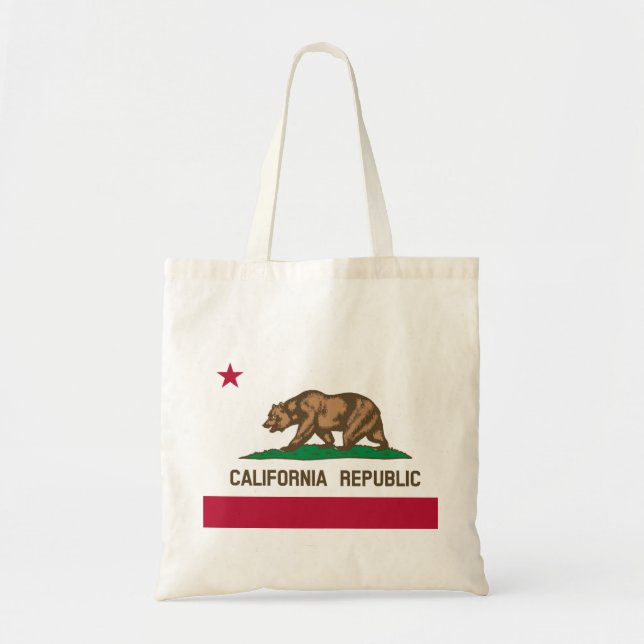 Bolso De Tela Bandera de California (Frente)