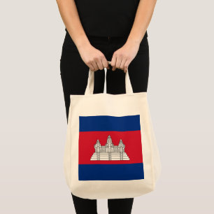 Bolso De Tela Bandera de Camboya