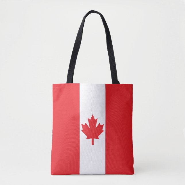 Bolso De Tela Bandera de Canadá (Anverso)