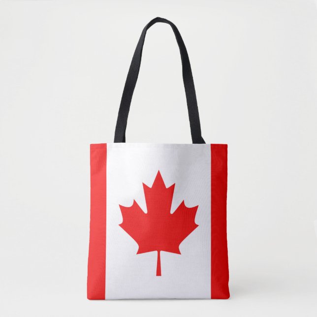 Bolso De Tela Bandera de Canadá (Anverso)