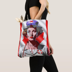 Bolso De Tela Bandera de Canadá