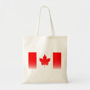 Bolso De Tela Bandera De Canadá Con Efecto De Medio Tono