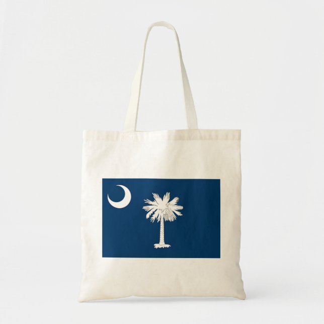 Bolso De Tela Bandera de Carolina del Sur (Frente)