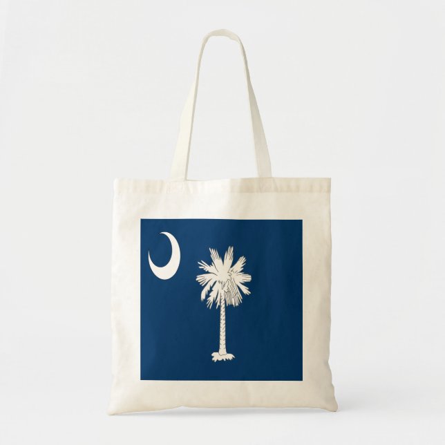 Bolso De Tela Bandera de Carolina del Sur (Frente)