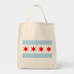 Bolso De Tela Bandera de Chicago, Illinois