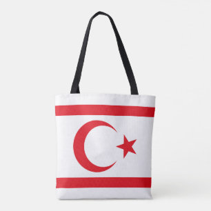 Bolso De Tela Bandera de Chipre del Norte