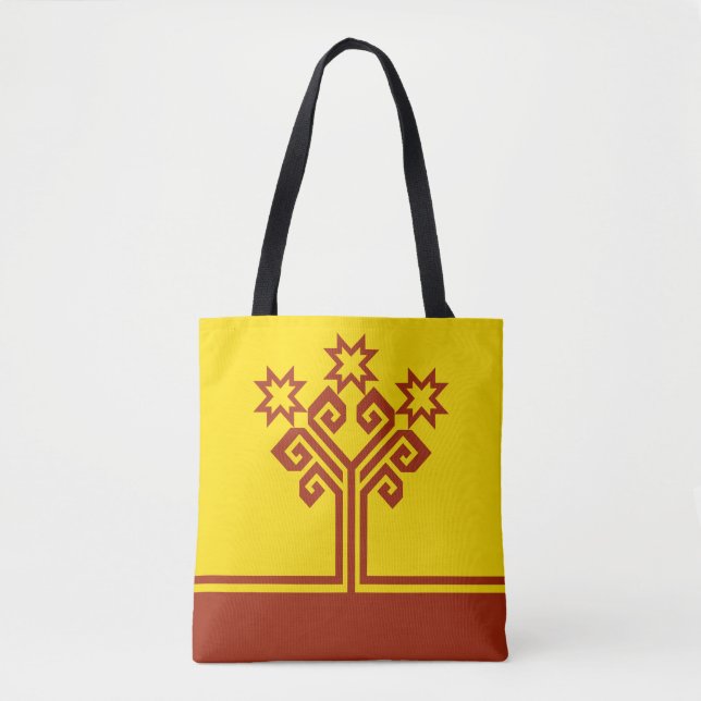Bolso De Tela Bandera de Chuvasia (Anverso)