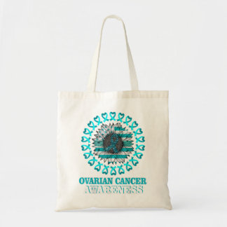 Bolso De Tela Bandera de Cinta verde azulada Awarenes contra el 