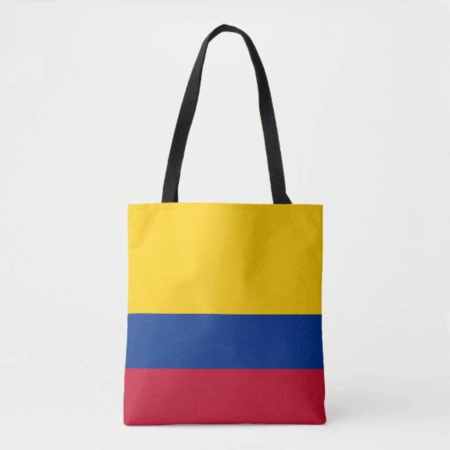 Bolso De Tela Bandera de Colombia (Anverso)
