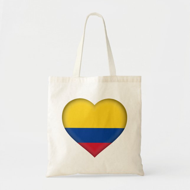 Bolso De Tela Bandera de Colombia (Frente)