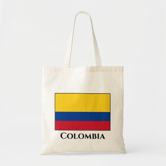Bolso De Tela Bandera de Colombia (Colombia) (Frente)