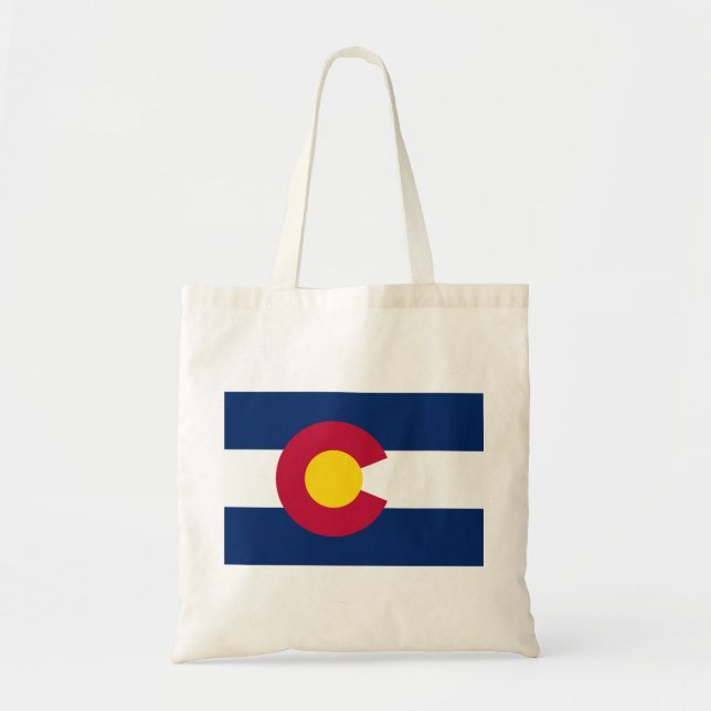 Bolso De Tela Bandera de Colorado (Frente)