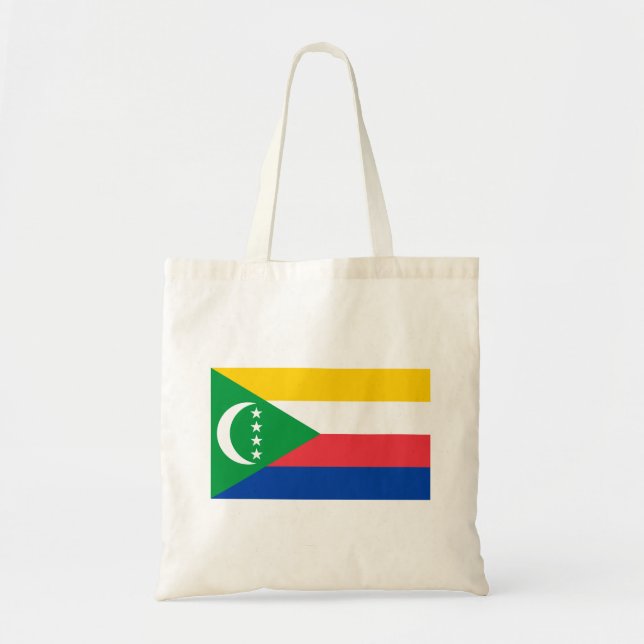 Bolso De Tela Bandera de Comoras (Frente)