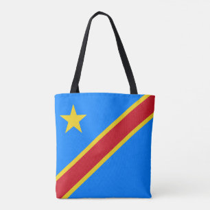 Bolso De Tela Bandera de Congo Kinshasa