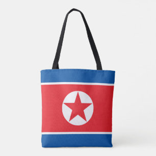 Bolso De Tela Bandera de Corea del Norte