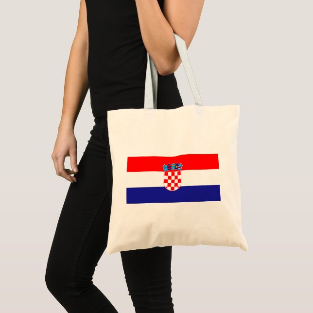 Bolso De Tela Bandera de Croacia (Anverso (producto))