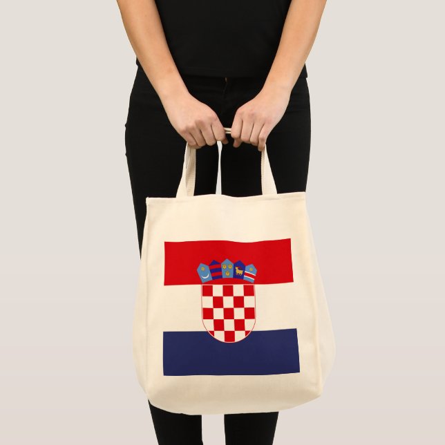 Bolso De Tela Bandera de Croacia (Anverso (producto))