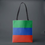 Bolso De Tela Bandera de Daguestán<br><div class="desc">Bandera patriótica de Daguestán.</div>