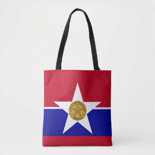 Bolso De Tela Bandera de Dallas, Texas Tote Bag