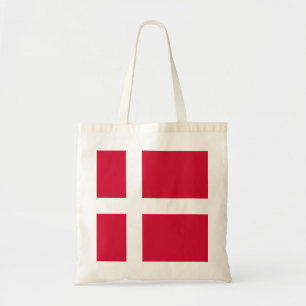 Bolso De Tela Bandera de Dinamarca o del paño danés