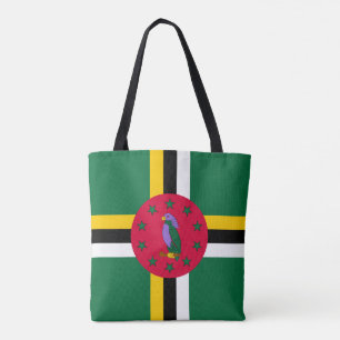 Bolso De Tela Bandera de Dominica