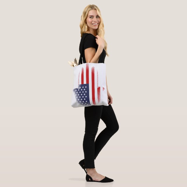 Bolso De Tela Bandera de EE. UU. (Puesto)