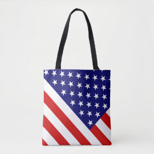 Bolso De Tela Bandera de EE.UU. bagstcn