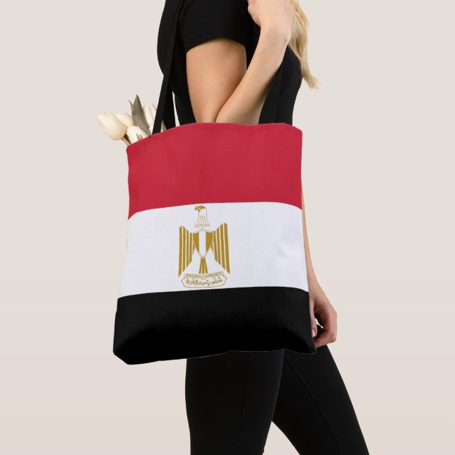 Bolso De Tela Bandera de Egipto (Detalle)