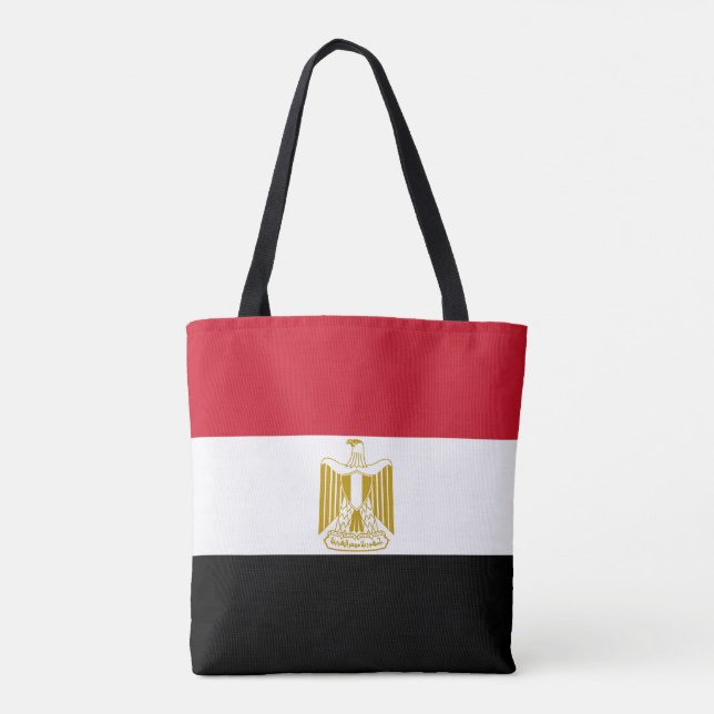 Bolso De Tela Bandera de Egipto (Reverso)