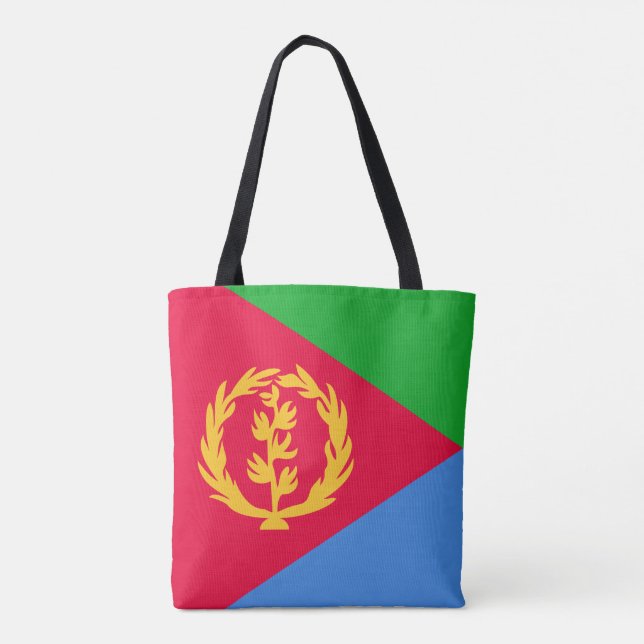 Bolso De Tela Bandera de Eritrea (Reverso)