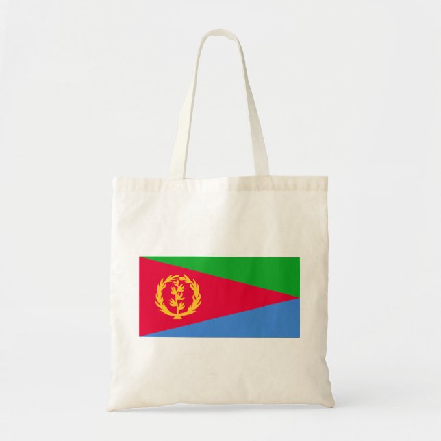 Bolso De Tela Bandera de Eritrea (Frente)