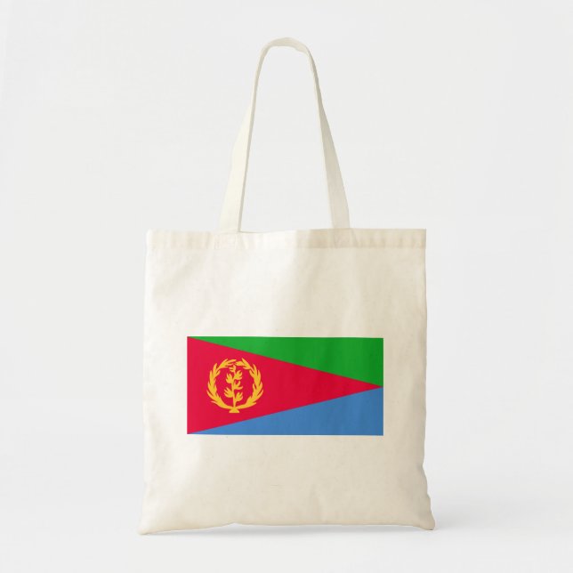 Bolso De Tela Bandera de Eritrea (Frente)