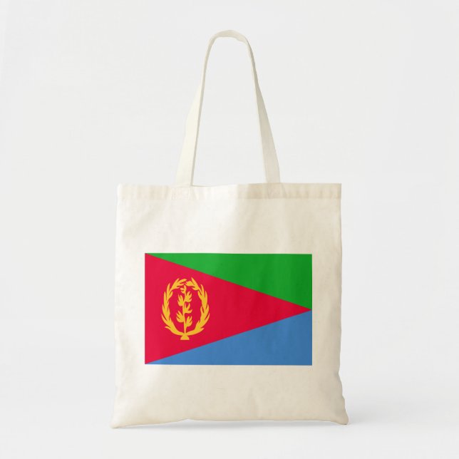 Bolso De Tela Bandera de Eritrea (Frente)