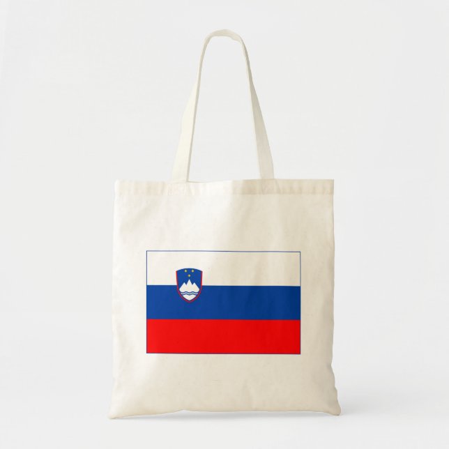 Bolso De Tela Bandera de Eslovenia (Frente)