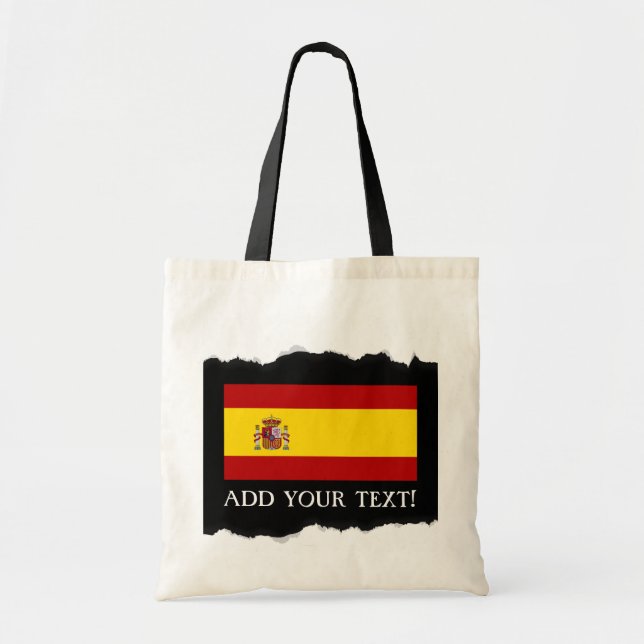 Bolso De Tela Bandera de España (Frente)