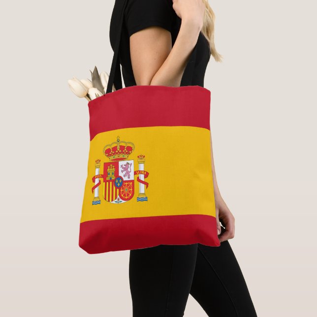 Bolso De Tela Bandera de España (Detalle)