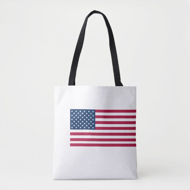 Bolso De Tela Bandera de Estados Unidos (Anverso)
