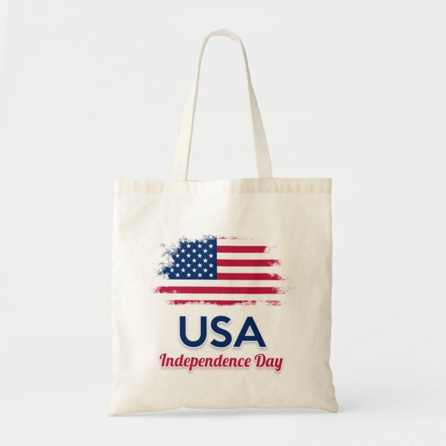 Bolso De Tela Bandera de Estados Unidos (Frente)
