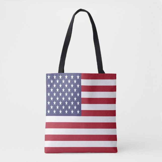 Bolso De Tela Bandera de Estados Unidos (Anverso)