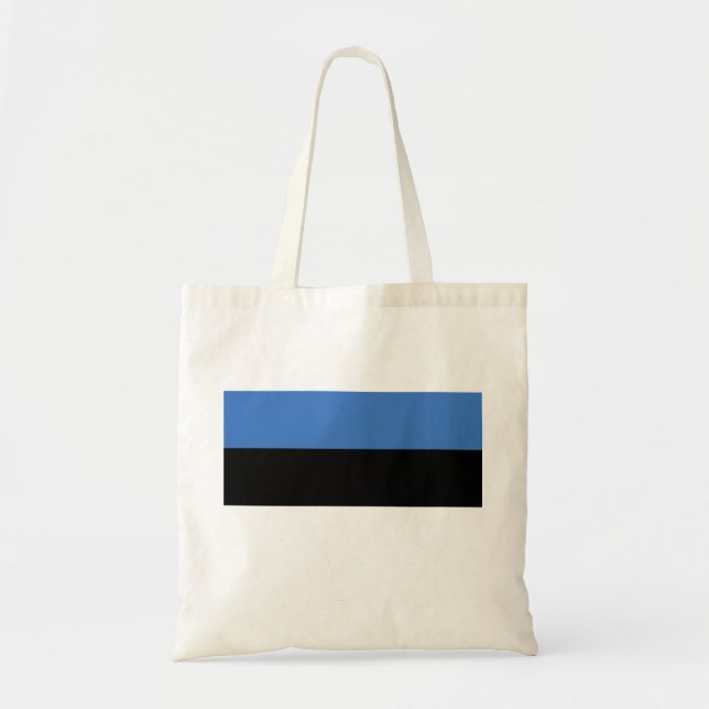 Bolso De Tela Bandera de Estonia (Frente)