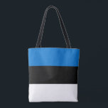 Bolso De Tela Bandera de Estonia<br><div class="desc">Bandera patriótica de Estonia.</div>