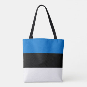 Bolso De Tela Bandera de Estonia
