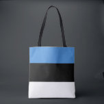 Bolso De Tela Bandera de Estonia<br><div class="desc">Bandera de Estonia</div>