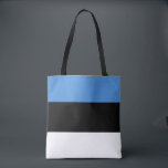 Bolso De Tela Bandera de Estonia<br><div class="desc">Bandera de Estonia</div>