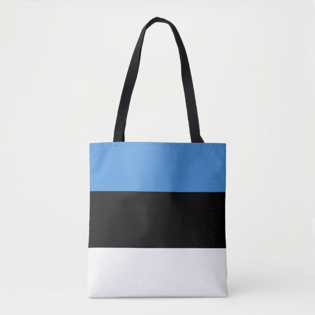 Bolso De Tela Bandera de Estonia (Anverso)