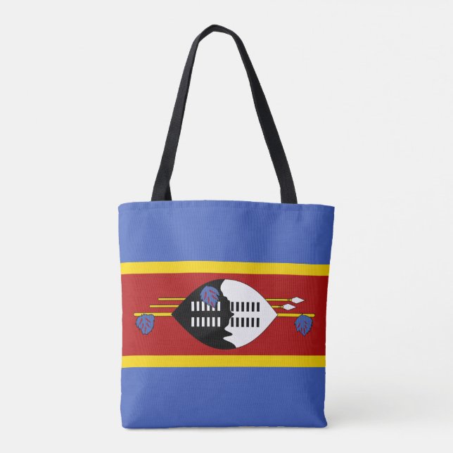 Bolso De Tela Bandera de Eswatini (Reverso)