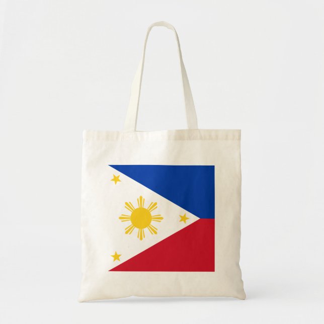 Bolso De Tela Bandera de Filipinas (Frente)