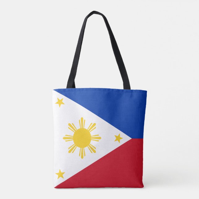Bolso De Tela Bandera de Filipinas (Reverso)